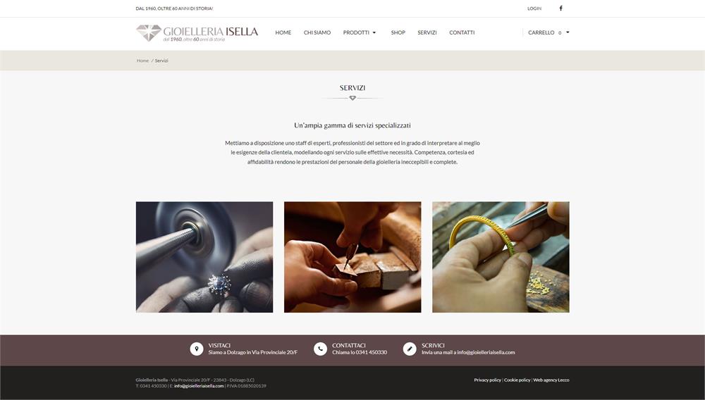 screenshot gioielleria isella #2