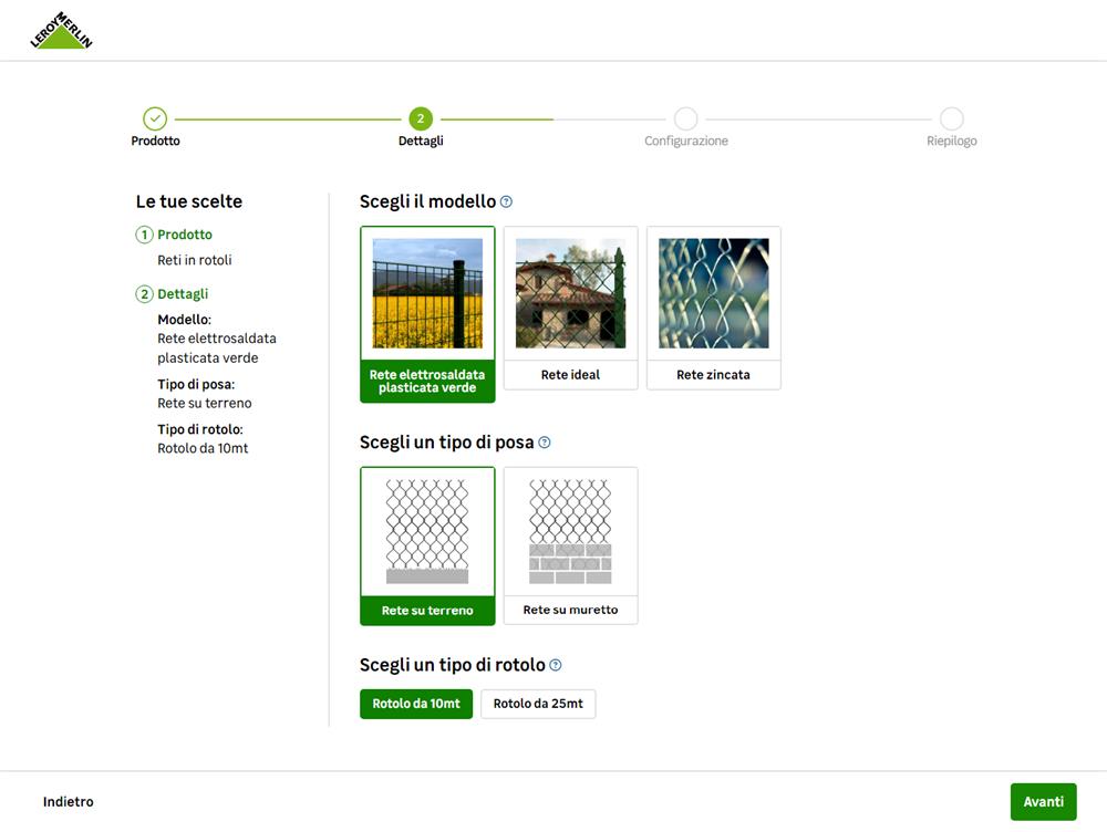 screenshot configuratore lm #2