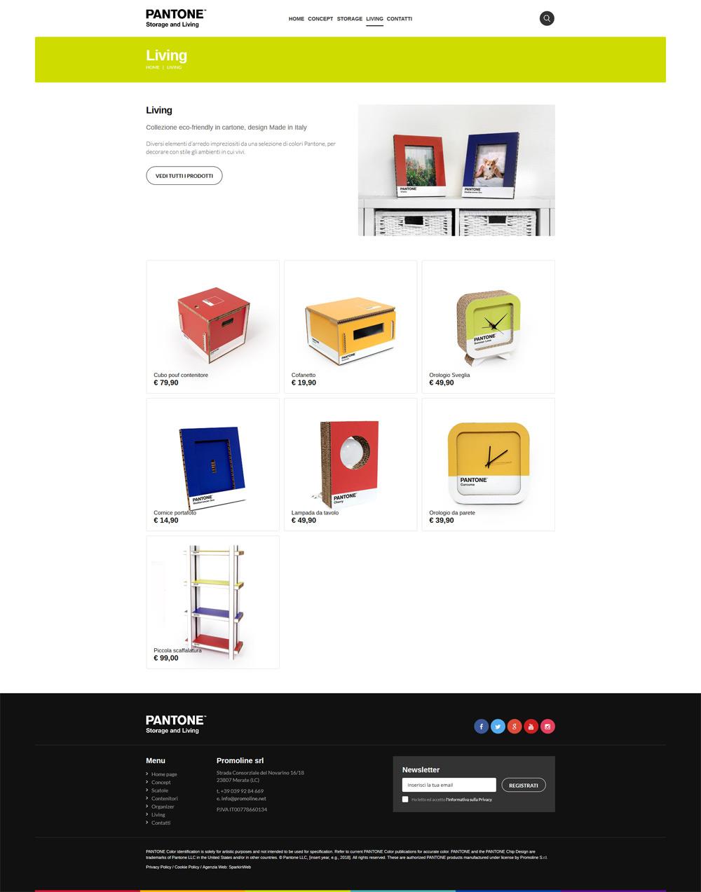 screenshot promoline - pantone #3