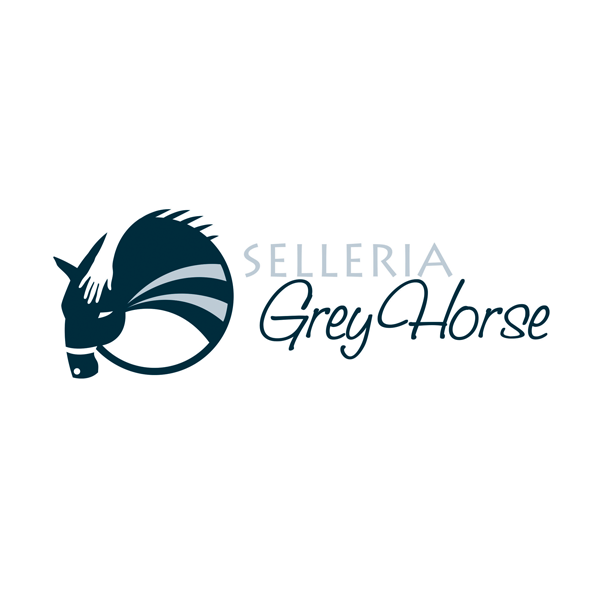 logo grey horse